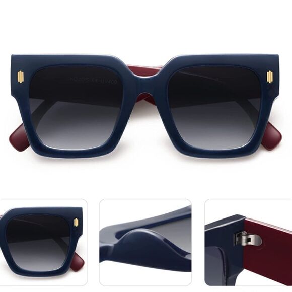 Oversized Vintage Sunglasses   main image 4